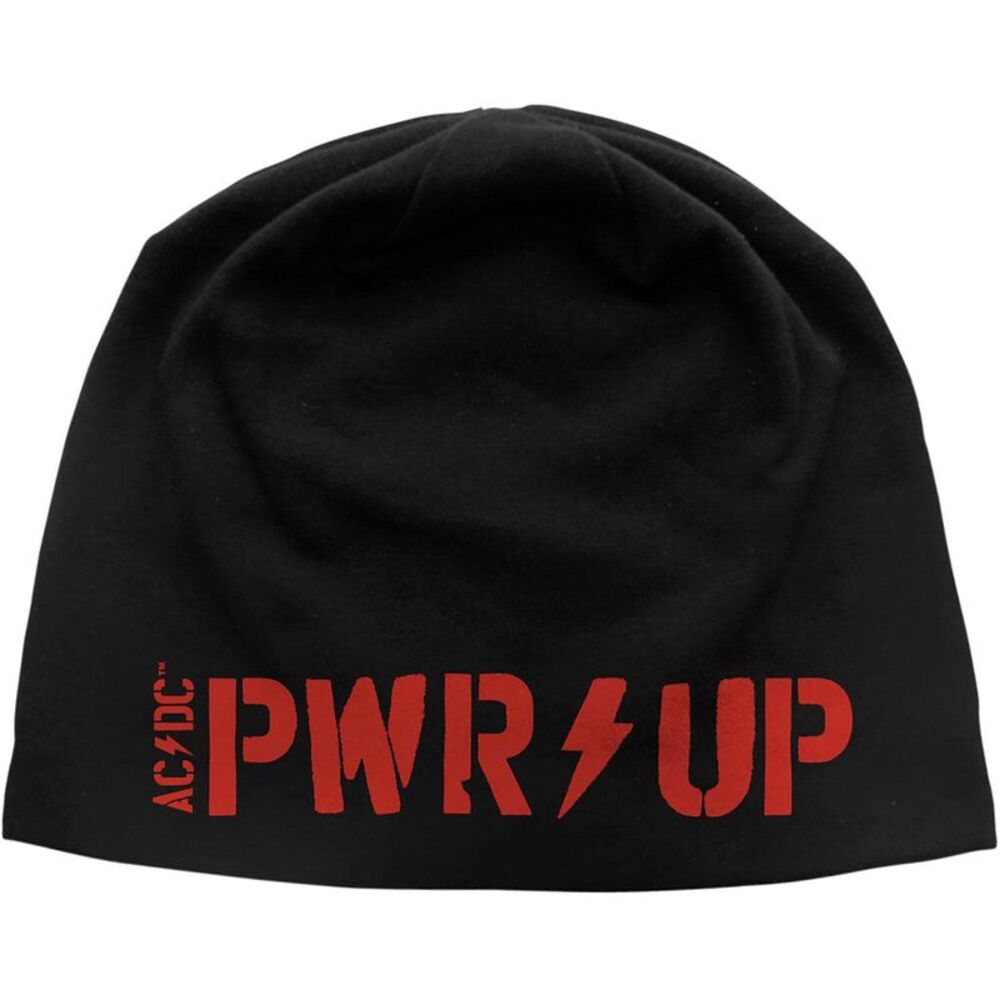 AC/DC Unisex Adult PWR-UP Beanie / Black